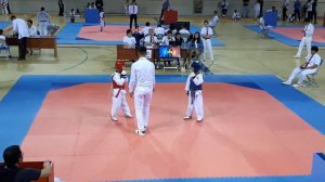 Мой первый бой на Чемпионате Республики Казахстан по Тхэквондо, Таеквондо 04.06.2019