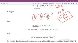 moment of inertia of ellipsoid