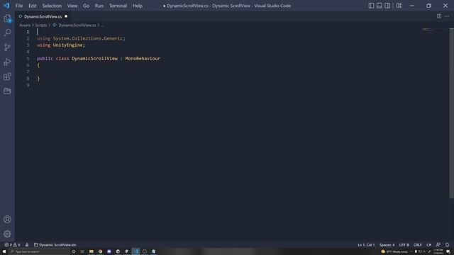 How to: Dynamic Scroll View in Unity
