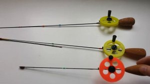 Материал рукояток на зимнюю удочку