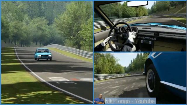 Peugeot 504 TN en Nurburgring - Assetto Corsa смотреть онлайн