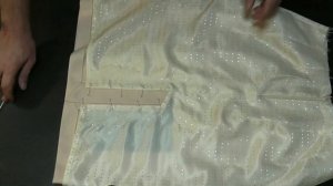 Юбка карандаш.  Соединение верха с подкладкой. видео№8