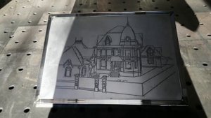 Проект дома, на нержавейке.