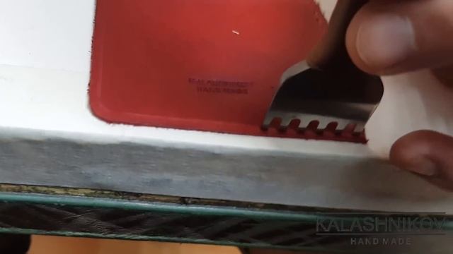 Изготовление авто портмоне из кожи. Автодокументы кошелек