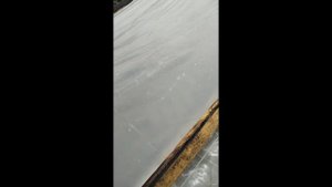 Ремонт пленки на теплице.