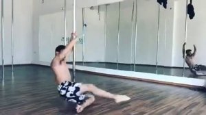 Pole contemporary dance