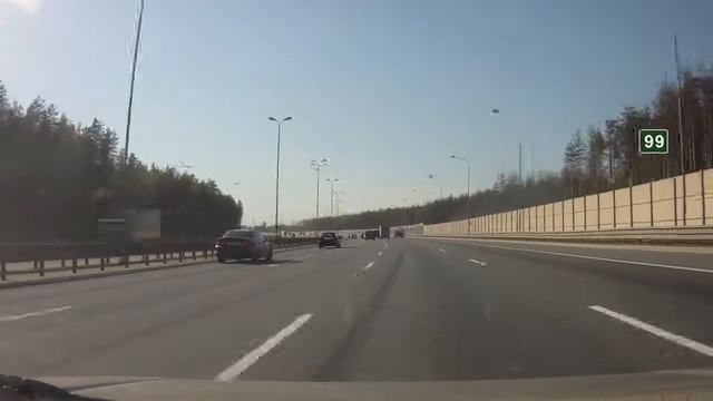 Колтуш. От Колтушского ш. на КАД в сторону Шафир. пр.