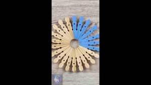 Лайфхак. Подставка под горячее из прищепок.