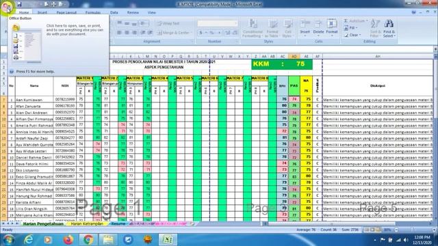 CARA MERUBAH EXCEL 97-2003 KE EXCEL WORKSHEET смотреть онлайн