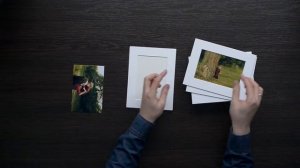 Деревянный блок с паспарту