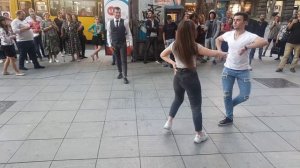 Azerbaycanlilar ve Gurculer Tbilisin merkezinde LEZGİNKA 2020