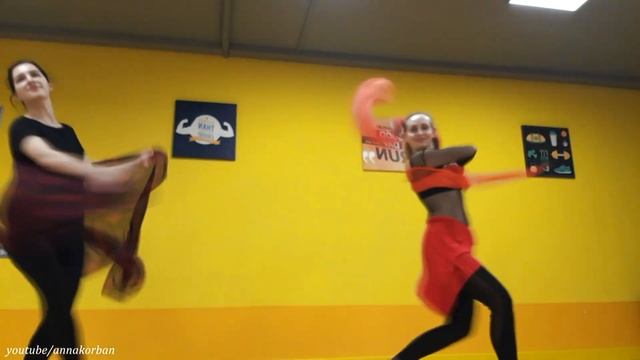 цыганский танец для начинающих, на видео фрагмент индивидуального урока