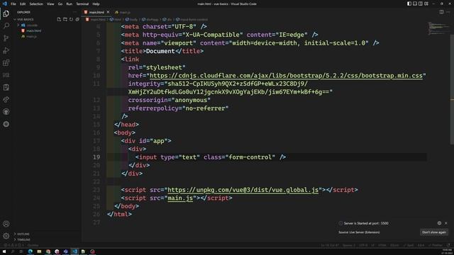 6. Two-way data binding using v-model - Vue 3