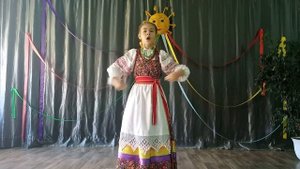 Попинако Ярослава, возрастная категория 5-12 лет, номинация Народный вокал (соло)