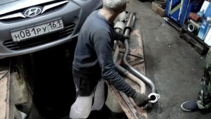 Злой выхлоп на СОЛЯРИC ( STINGER)