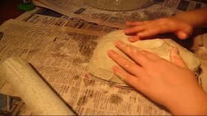 Как сделать маску из папье маше. Нow to make a mask out of papier-mache. Поделки с детьми.