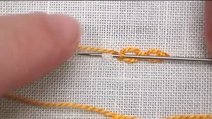 Вышивка - Тамбурный шов