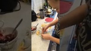 Вареники из готового, покупного теста.