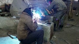 Сварка и ремонт ковша экскаватора