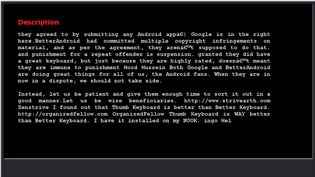 Better Android Apps Has Google Market Account Suspended ... смотреть онлайн