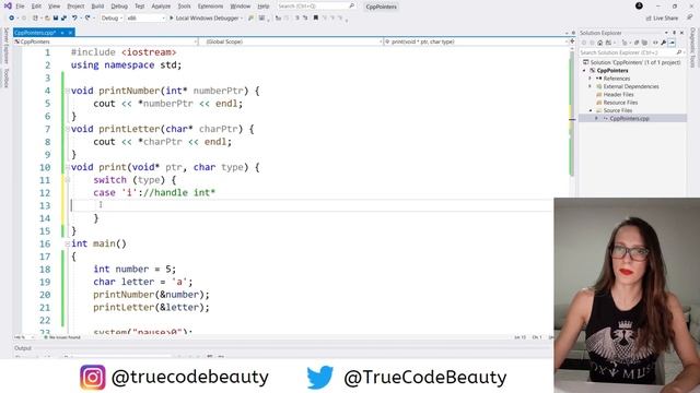 C++ POINTERS (2020) - What is a void pointer? (for beginners) PROGRAMMING TUTORIAL