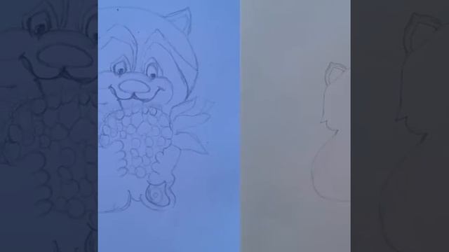 учимся рисовать енота смотреть онлайн