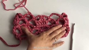 Распускаем вязаную сумку из риббона. Риббон для вязания. Crochet ribbon bag-the end