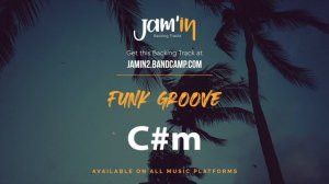 Funk Groove Guitar Backing Track in C# Minor