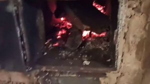 печь из газовых баллонов работает сухой шов #2