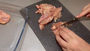 Куриное ФРИКАСЕ с грибами и болгарским перцем!/Chicken FRICASE with mushrooms and bell pepper!