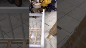 Кроватка для новорождённых Гном 2. Колесо/качалка, три уровня ложе, ПВХ накладки,массив березы в DK