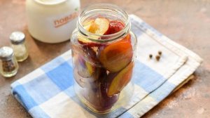 Маринованные сливы с коньяком