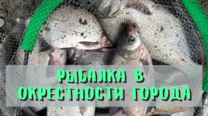 ЛОВЛЯ ФИДЕРОМ НА РЕКЕ. ПЕРВАЯ ВЫЛАЗКА НА ЛЕЩА И РЫБЦА. РЫБАЛКА В ОКРЕСТНОСТЯХ ГОРОДА.