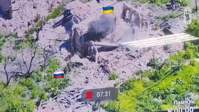 Штурм позиций ВСУ в Клещеевке.
