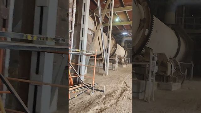 Сушильный барабан ,для сушки глины. смотреть онлайн