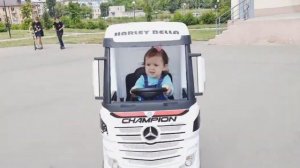 Детская электромобиль на пульте! Фура ,парк!