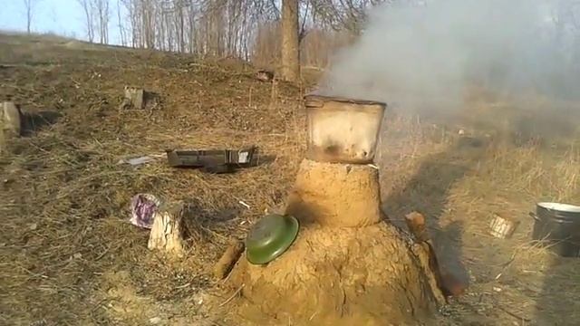 Печь для обжыга глины.Горн. смотреть онлайн