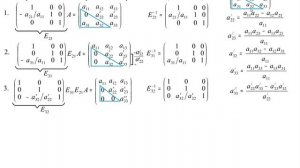 Линейная алгебра Лекция 4 LU разложение