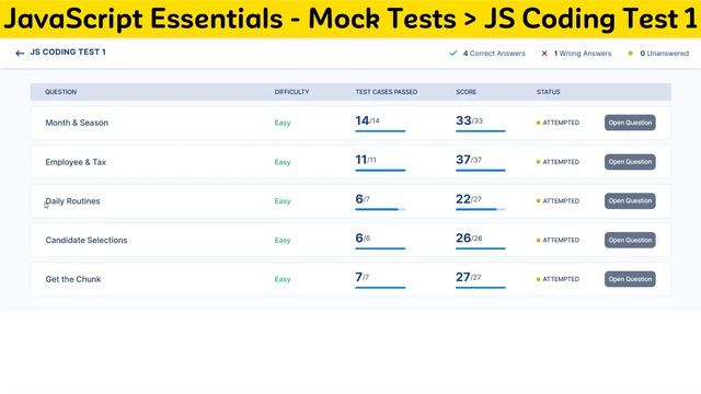 JS Coding Test 1 | Mock Tests | JavaScript Essentials | CCBP 4.0 | NxtWave смотреть онлайн