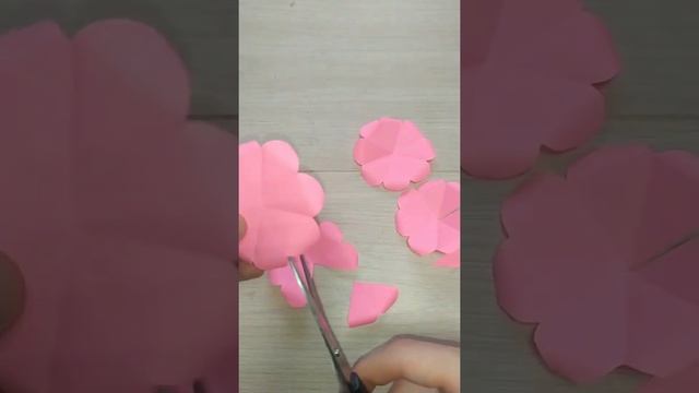 За 1 минуту | Роза из Цветной Бумаги своими руками | Простые поделки из бумаги