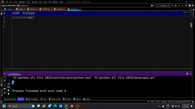 Data type conversion in python | @codestudyindian13114