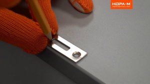 Установка мебельного замка 6409