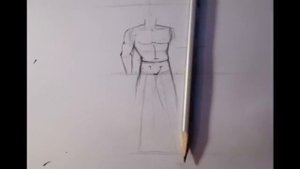 Как нарисовать мужское тело