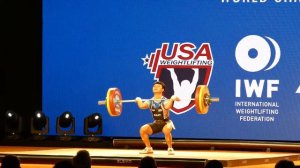 Thunya Sukcharoen 107kg Clean and Jerk 2017 World Weightlifting Championships – Women's 48 kg