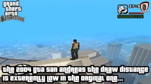 GTA SA (2004) vs GTA SA Definitive Edition physics Comparison & Details