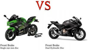 Kawasaki Ninja 400 vs Honda CBR 400 R Test specification comparison