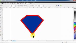 how to make Diamond Shape banner design easy & fast in coreldraw