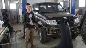 Поступили в продажу новые композитные крылья на УАЗ Патриот дорестайл