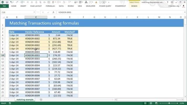 Matching transactions (reconciling) using Excel Pivot Tables | ExcelTutorials