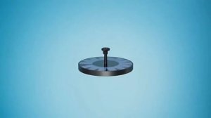 Декоративный фонтан для сада на солнечной батарее